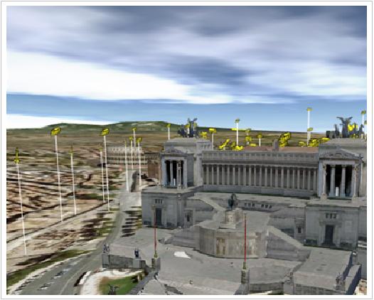 Roma Antiga no Google Earth