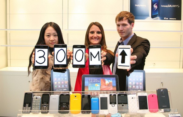 300 milhões de aparelhos vendidos – Imagem por Samsung