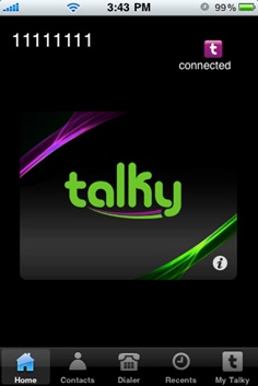 Talky no iPhone