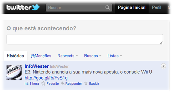 Twitter em português