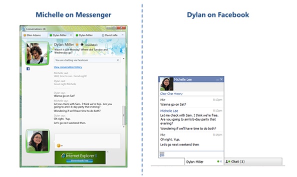 Messenger + chat do Facebook