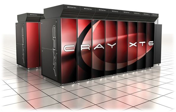 Supercomputador XT6 - Imagem por Cray